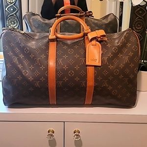 ✈️LOUIS VUITTON KEEPALL 50 CARRY-ON DUFFEL | TRAVEL BAG | UNISEX BAG